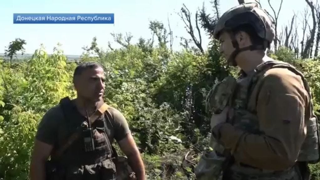 Бойцы батальона «Каспий» пробиваются к каналу Северский Донец - Донбасс