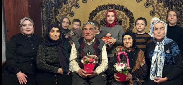 Алмазная свадьба: супружеские пары Алибековых и Магомедовых отпраздновали 63-летие совместной жизни
