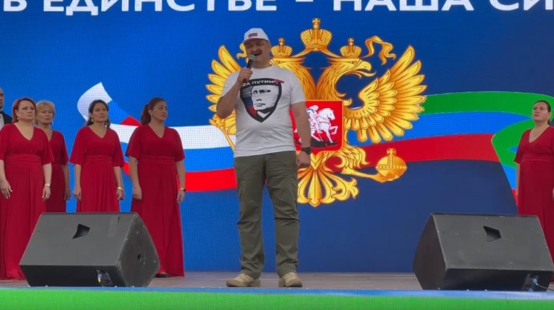 Сергей Меликов выступил на акции-концерте в Махачкале