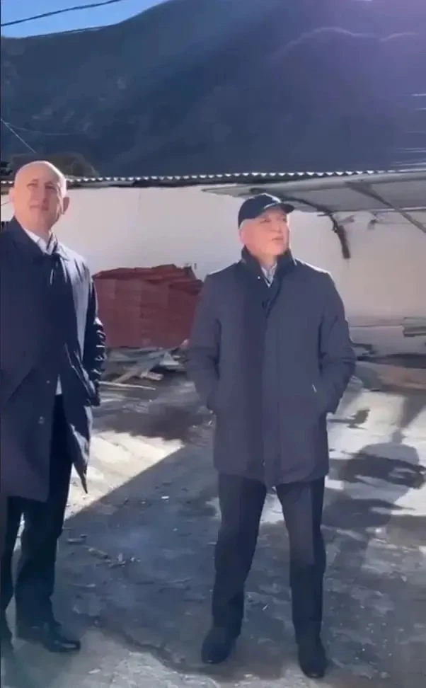 Осмотр здания судебного участка Агульского района: последствия урагана в селе Тпиг