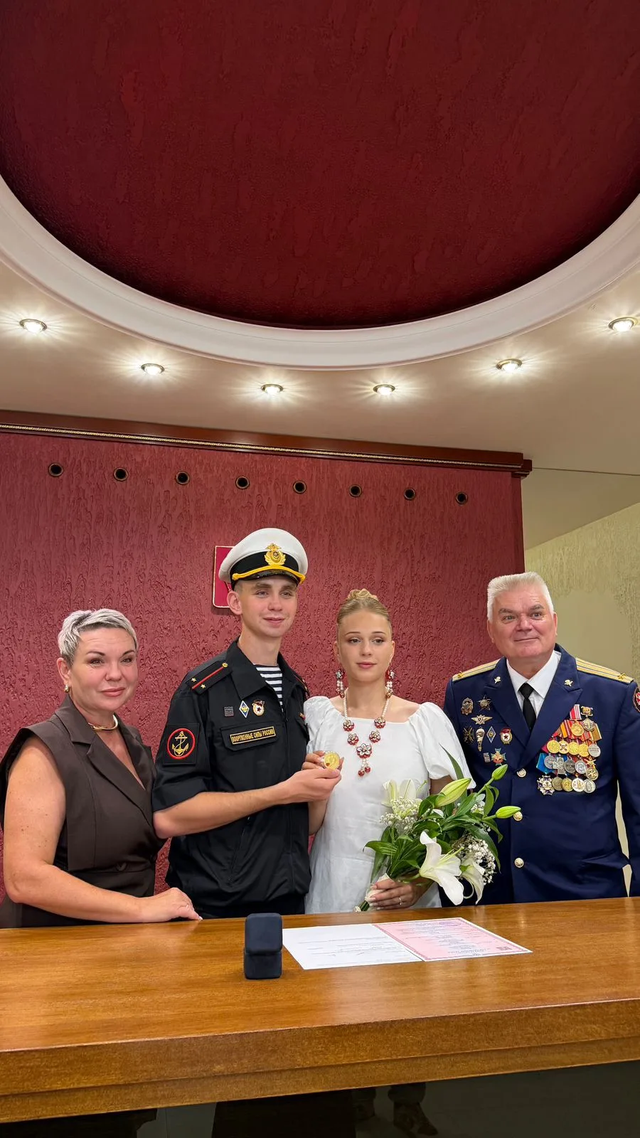 В Каспийске состоялась свадебная церемония московской пары