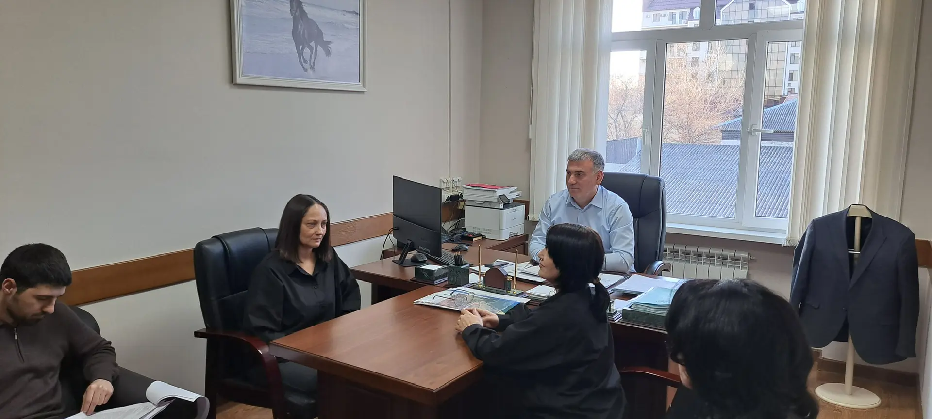 Сотрудники отдела по делам архивов Минюста РД провели обязательный профилактический визит в Министерстве здравоохранения Республики Дагестан